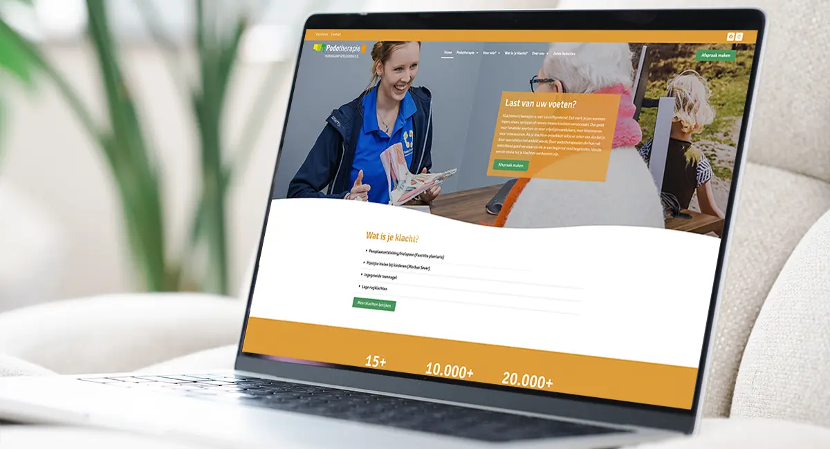 Website voor Podotherapie Hurenkamp